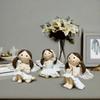 Angel Girl Resin Statue, Aesthetic Home Desktop Decor Figurine, Trending Gift for Sister Friend