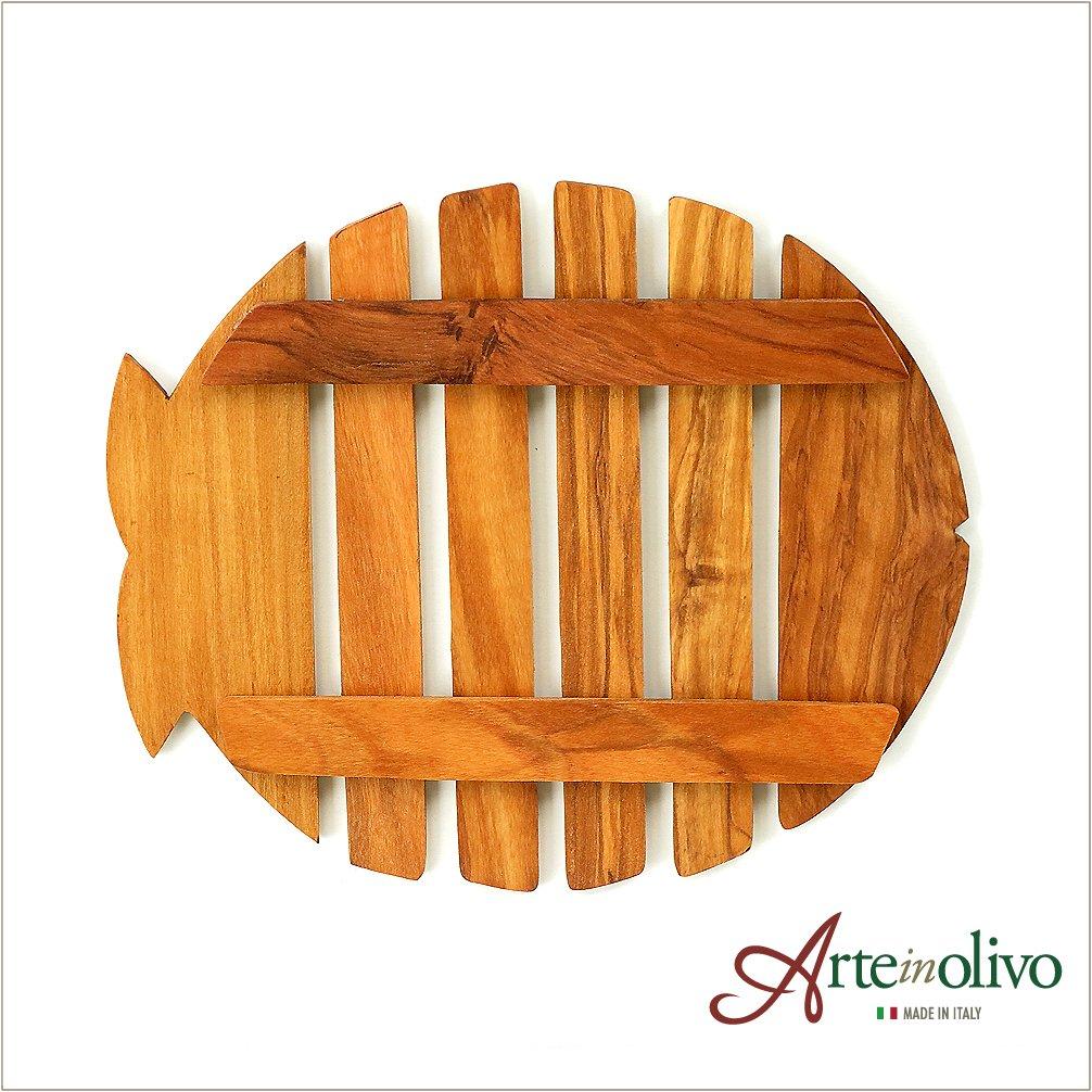 Arteinolivo Olive Wood Trivet (Fish)