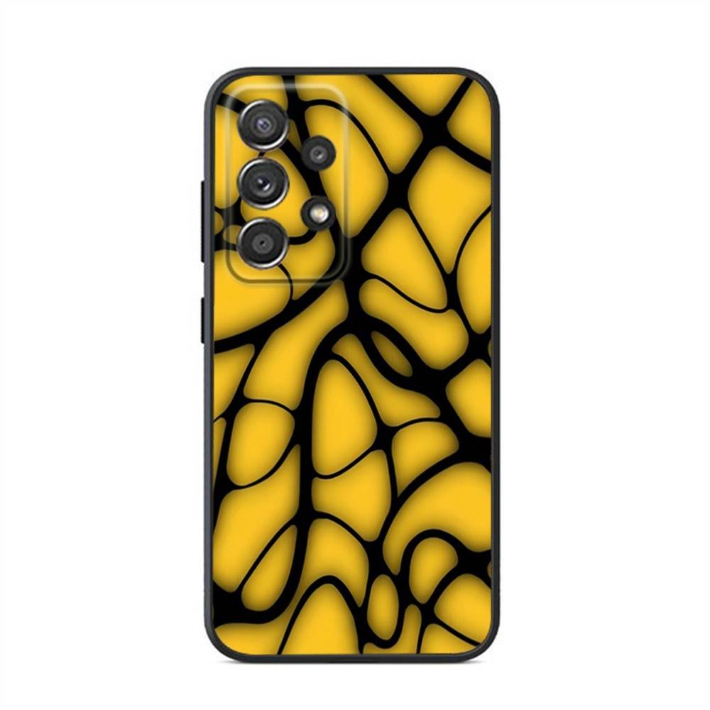 Hree-Dimensional Honeycomb Pattern Phone Case For Samsung S24,23,22,21,20,10,10E,S9 Plus FE Note 20 Ultra 10,9 Plus Black Case