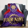 Name Individuell Orlando City SC Aufdruck Flanelldecke Hohe Qualität Warm Bequem Decke für Alle Jahreszeiten Perfekt für Geschenke Heimdekoration