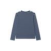 Polo Ralph Lauren Logo Embroidered Striped Crew Neck Casual Long Sleeve T-Shirt Men Tops Blue 710883732-001