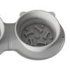 Folding Silicone Pet Bowl Non-slip Anti-Choking Dual Feeding Bowl Small Medium Large Dogs Slow Feeder Portable Dry Wet Food Water Bowl