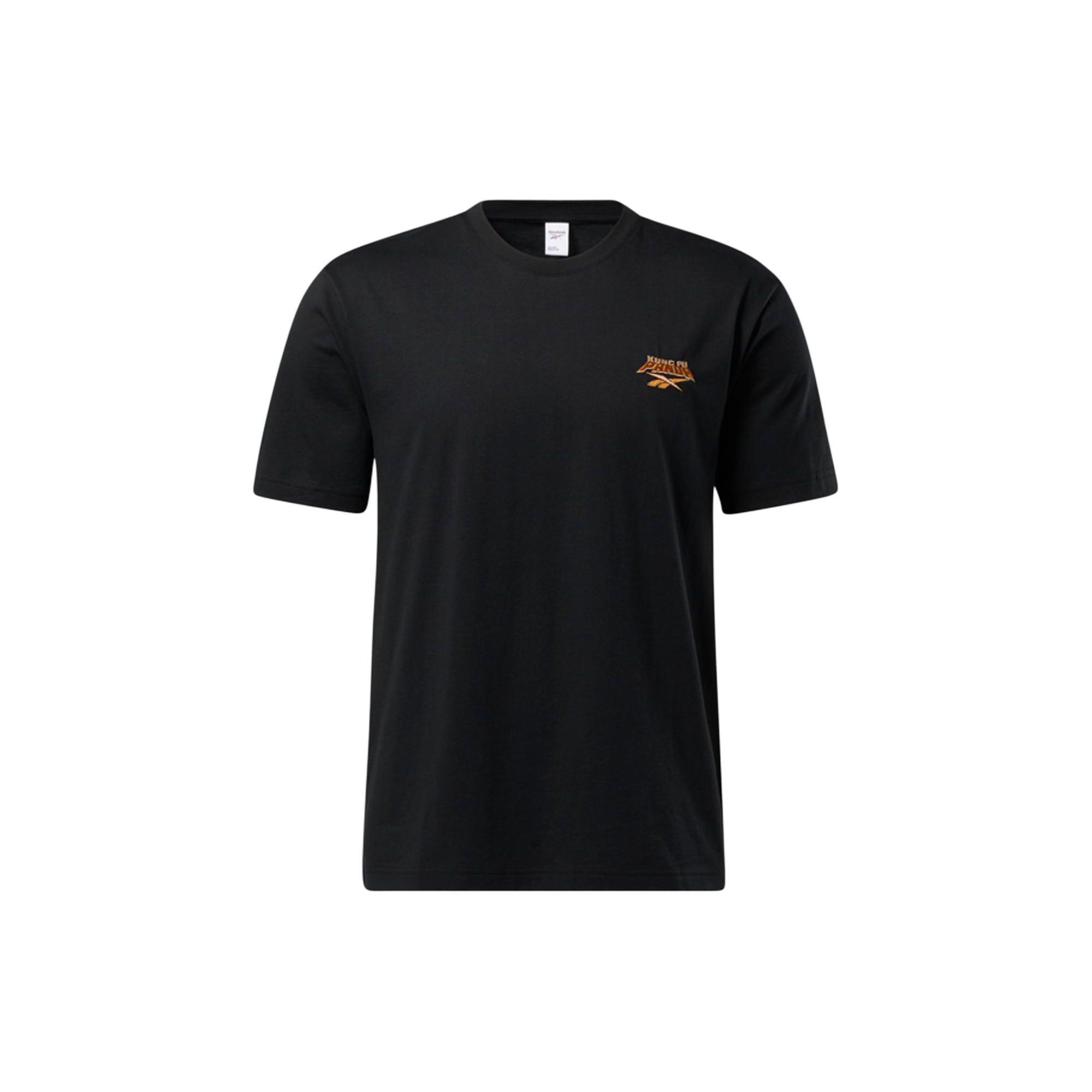 

Reebok X Коллаборация Кунг-фу Панда Kfp Ss Футболка Мультяшный Аниме Принт Круглый Вырез Короткий Рукав Футболка Унисекс Топы Черный H18407 L