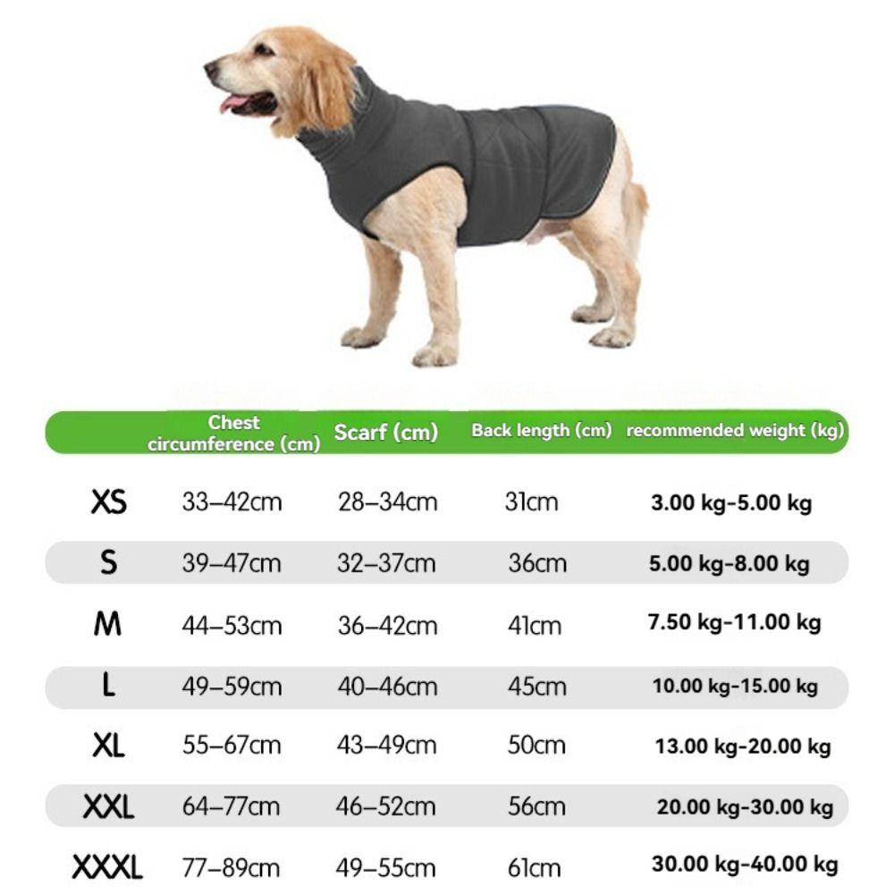 Elastic Dog Anxiety Vest Reflective Warm Dogs Calming Jacket Adjustable with Hoodie Pet Anti-Scare Pullover
