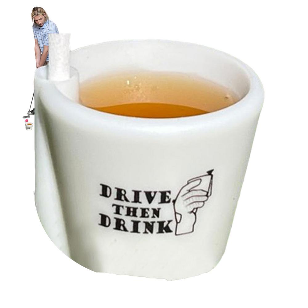 Golf Shot Glasses Desk Decor Shot Glass Golf Figurine Collectible Figurines Golf Ball Base Funny Whiskey Cup Small Shot Glasses