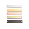 10pcs/lot Mirror Polished Stainless Steel Two Hole Rectangle Bar Connector Blank Stamping Charms For Bracelet Necklace