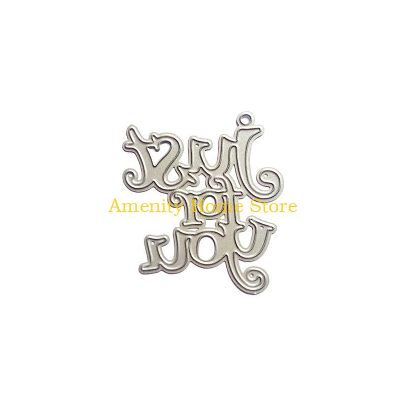F26C Metal Die Cuts Happy Birthday Embossing Stencil Cutting Dies for Card Making Scrapbooking Paper Craft DIY Template Mold