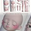 1 Set Facial Doll 3D Silicone Mold Nail Art Decoration Diy Design Nails Mold Wearing Armor Accessories