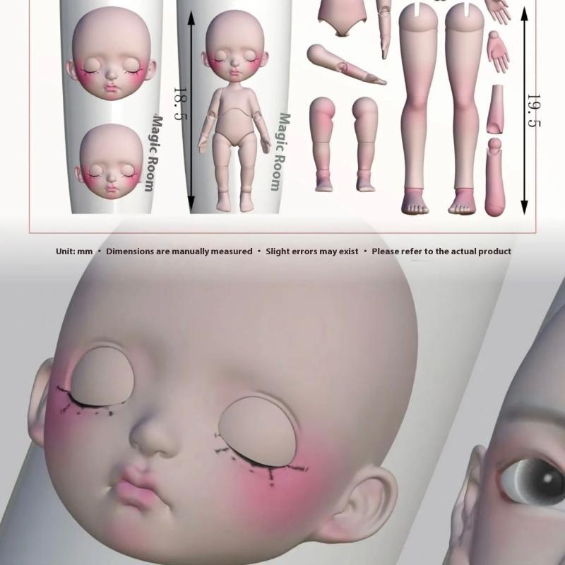 1 Set Facial Doll 3D Silicone Mold Nail Art Decoration Diy Design Nails Mold Wearing Armor Accessories