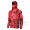 Men's sunscreen clothing summer UV protection breathable quick drying outdoor fishing clothing Luya fishing clothing hooded with mask