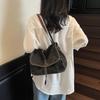 Large Capacity Denim Cloth Bag Retro Vintage Handbag Fashionable Canvas Shoulder Bag  Streetwear