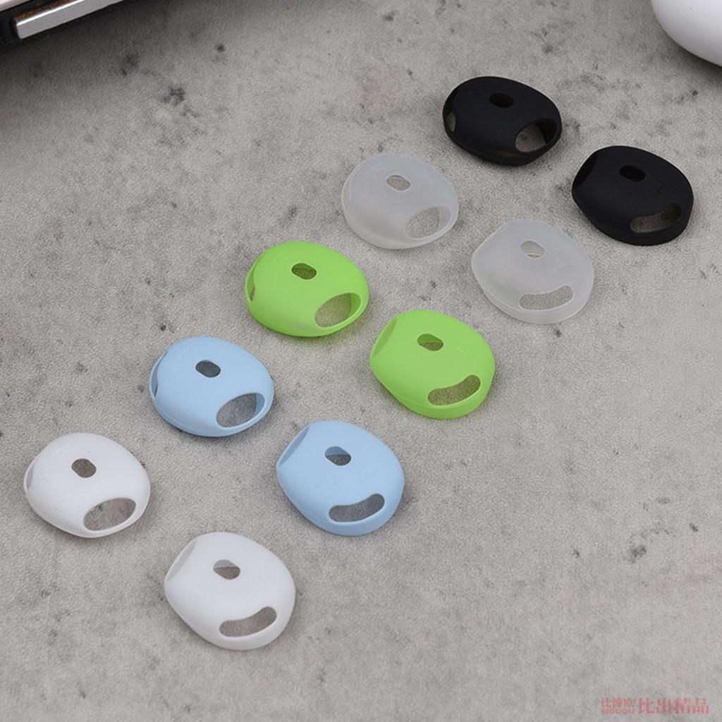 Set of 2pcs Silicone Sleeve Earphone Case For Pods 4 Bluetooth-compatible Earbuds Comfortable Easy Charging Access