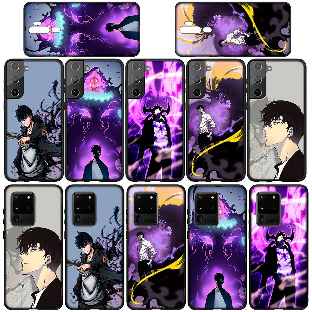 Handyhülle für Samsung Galaxy S25 S23 S22 S24 Ultra FE A05 A06 A15 A16 A36 A37 A35 A54 A55 A56 A57 A25 A26 A53 Sung Jin woo Solo Leveling Arise Cover