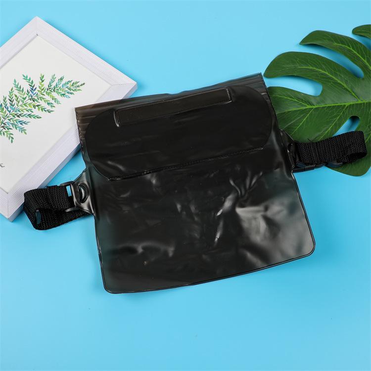 Large Waterproof PVC Waist Bag for Outdoor Activities – Three-Layer Sealed, Multi-Functional Storage for Phones and More.