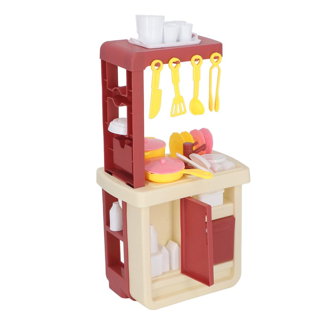 43Pcs Kitchen Toys Imitated Chef Kitchen Toys Educational Kitchen Pretend Cooking Toys Playset for H