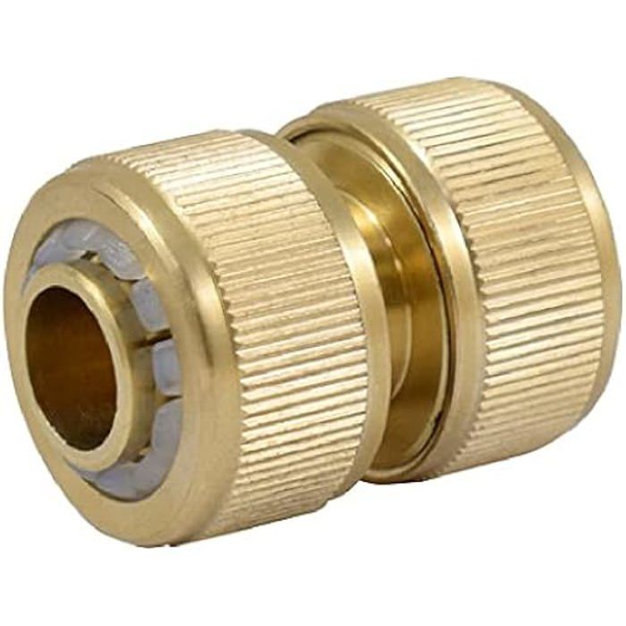 Raccord Rapide - FERRESTOCK - AR-534 - Tuyaux 19 mm - Laiton Durable - Idéal Intempéries