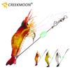 5Pcs/lot Soft Shrimp Artificial Bait with Swivels & Glow Beads Noctilucence Sabiki Rigs Fishing Lure for Freshwater & Saltwater 260319