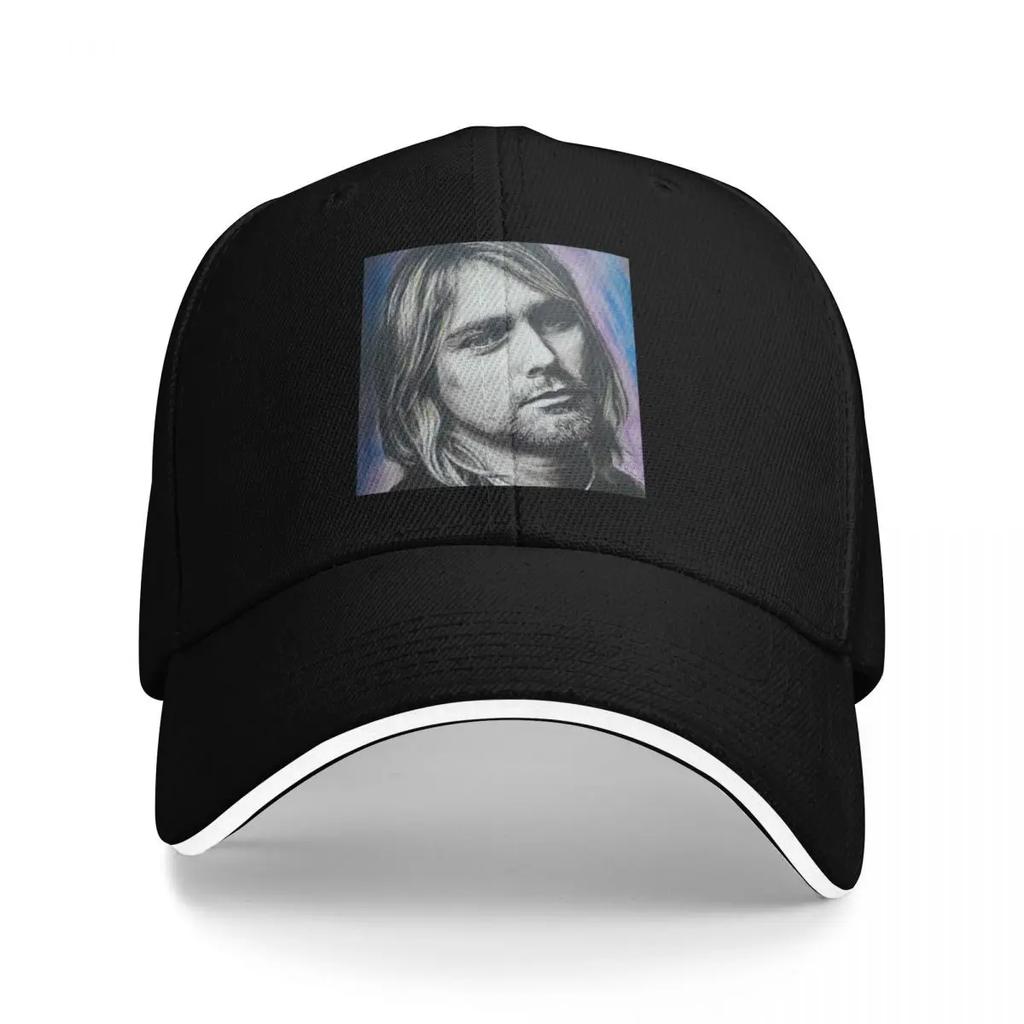 Kurt Cobain Painting Baseball Cap New Hat golf hat genuine Girl Men's