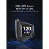 P8 HUD OBD2+GPS On-board Computer Head Up Display Car Tachometer Turbo Oil Pressure RPM Water Temp Speedometer
