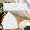 Adhesive, Microblading, Tattoo, Eyebrow Measurement Tools for Permanent Makeup Supply Disposable Eyebrow Ruler Sticker