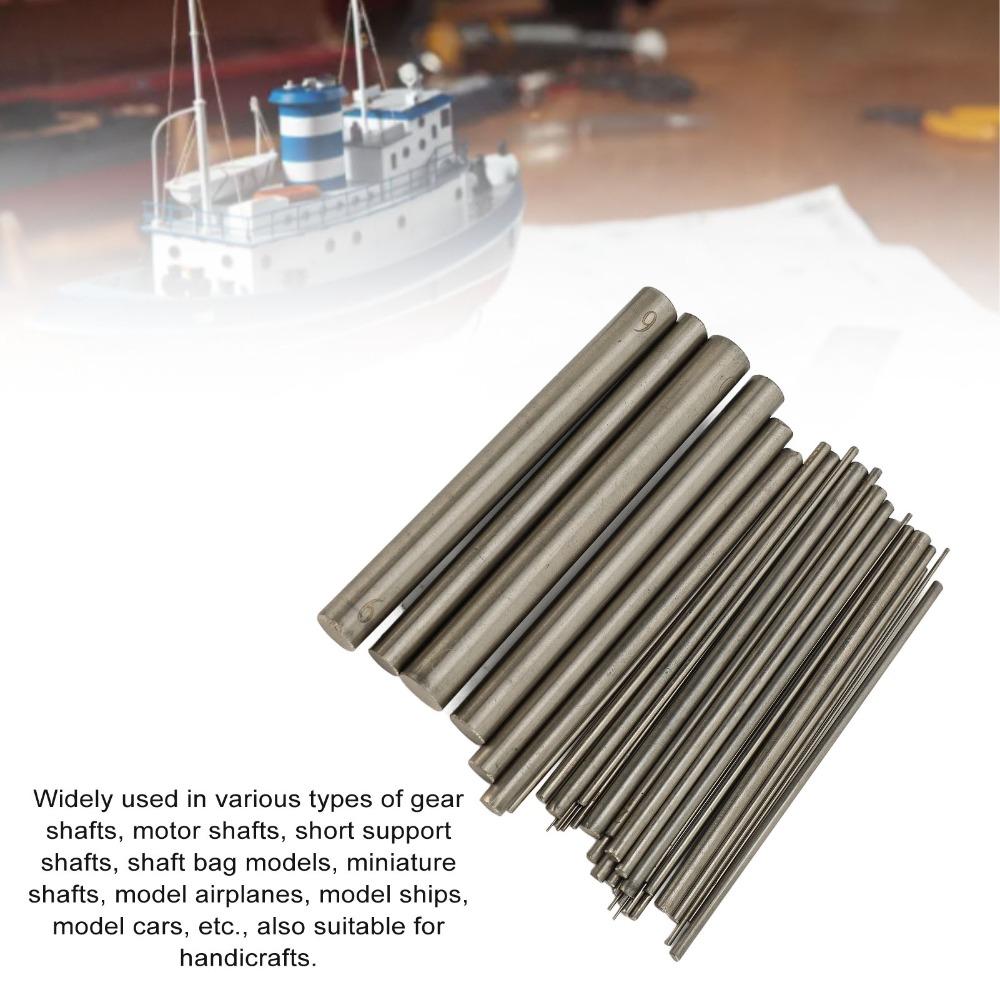 36PCS Solid Round Stainless Steel Rod Stainless Steel Round Metal Rod  Wire Wrapping