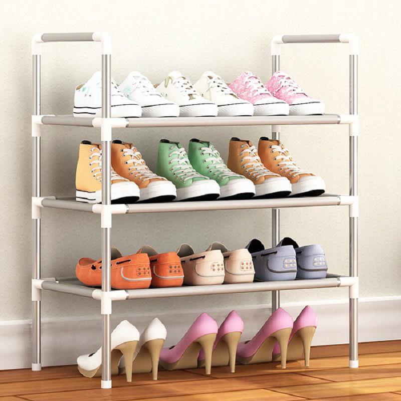 Multi-layer Minimalist Shoe Rack for Home or Dorm Assembly