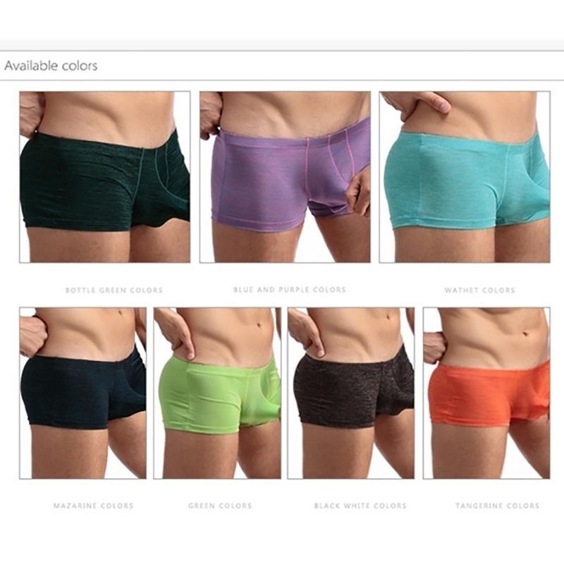 Vielseitige Herren Sexy Ausbuchtungstasche Unterhosen Elefantennase Boxershorts für jeden Anlass