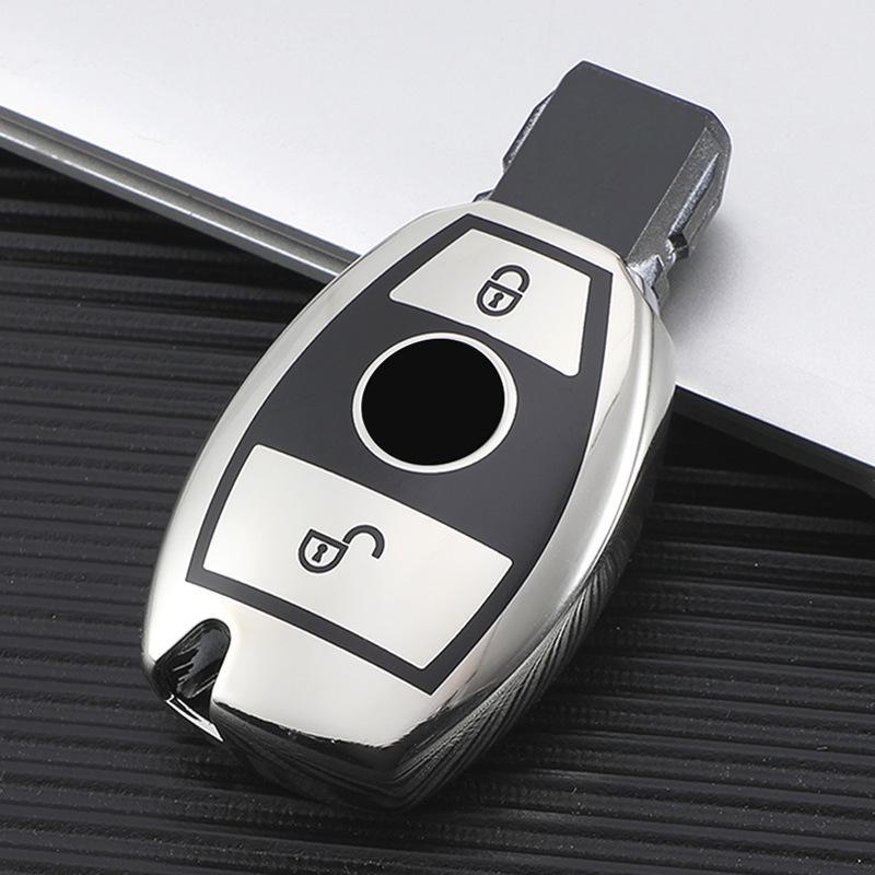 Mercedes-Benz Key Cover for C260L, E300L, C200L, GLC300, GLA200, E-Class, C-Class - Special Buckle Shell Package.