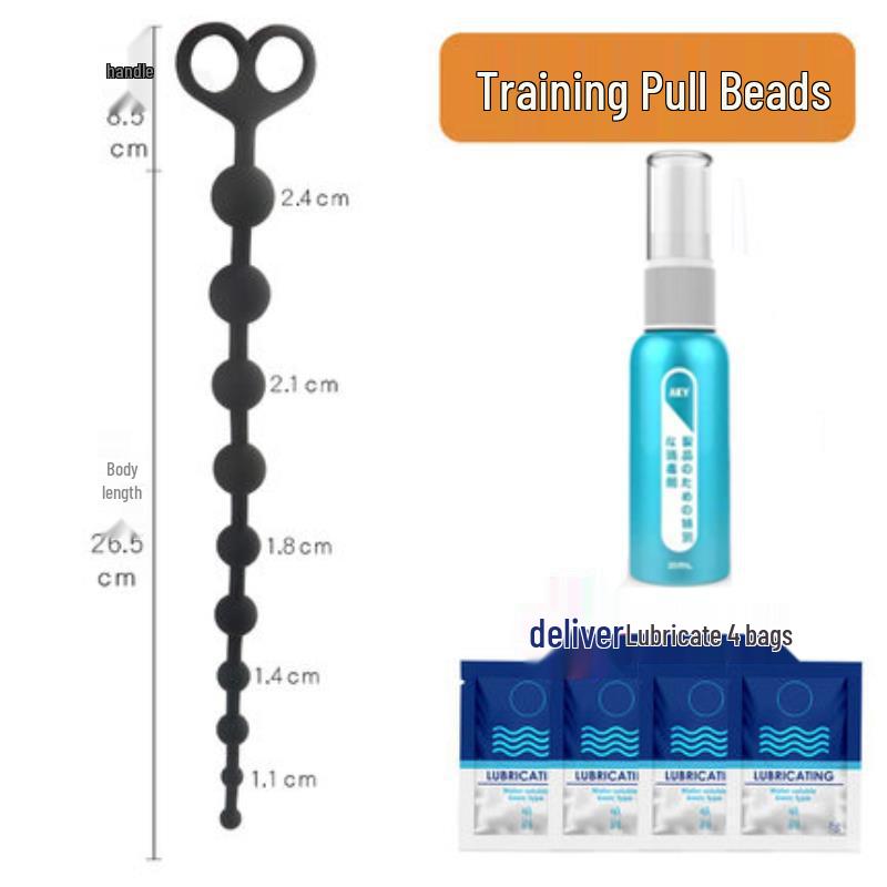 Versatile Extra-Long Anal Plugs: Large-Size Beaded Masturbators for Men and Women, Adult Toys
