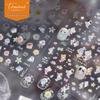 Tomoni Mermaid Cat Nail Stickers: Fresh & Cute Shell Light Children's Nail Art