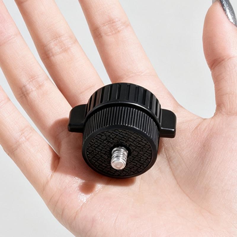 2Pcs 17mm Ball Head To 1/4 Thread Adapters for Tripods Camera Mounts and Action Cameras Providing Flexible Installation