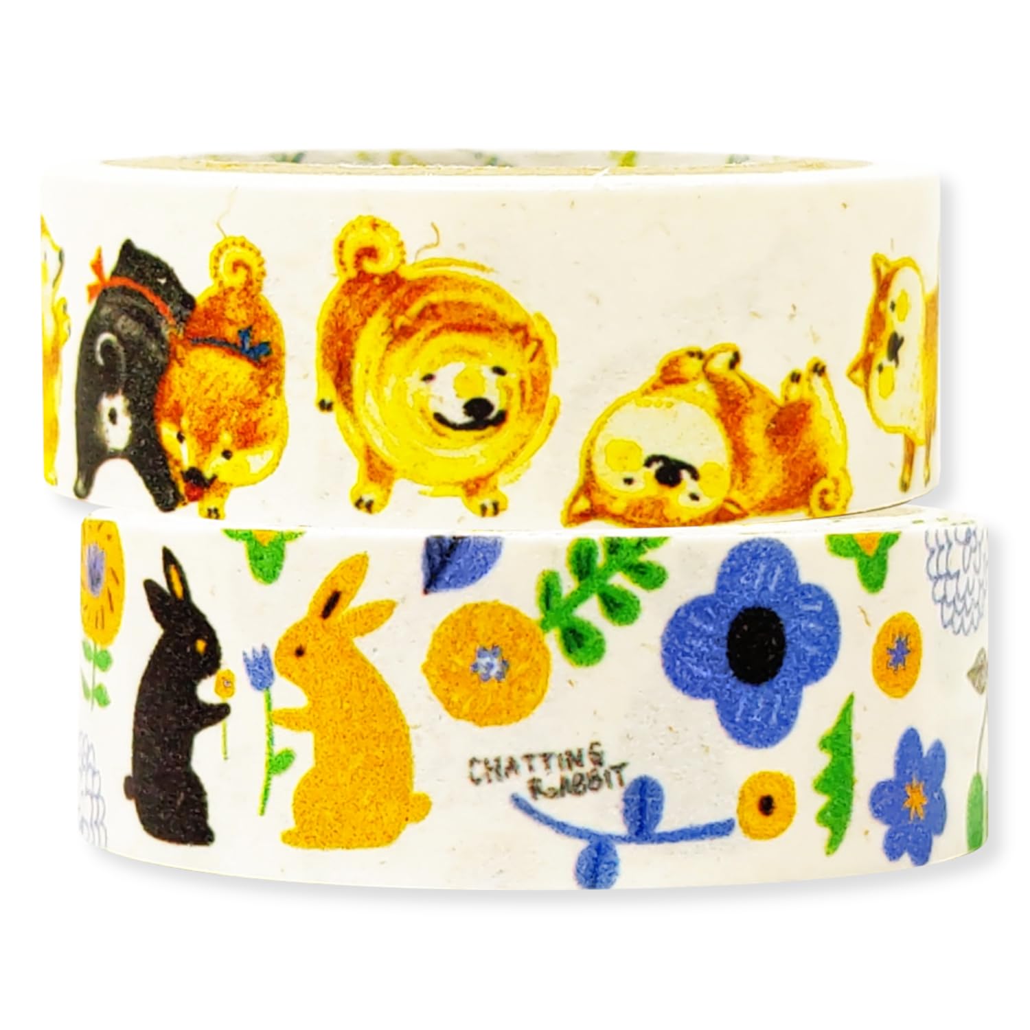 

Бумажная лента с бананами Сиба Синдзи 15 мм Набор из 2 рулонов Лента Seal-do, Ину, Кролик, Като, Широкая, 3 м, (bp-tp-30012)