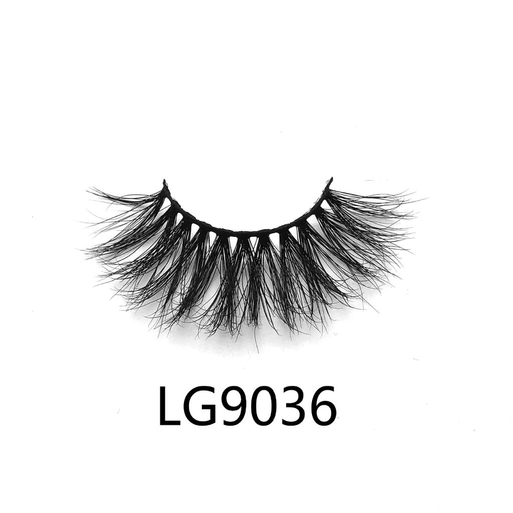 22mm Mink False Eyelashes European And American Natural Thick Multi -Layer Cross Messy Lashes False Eyelashes
