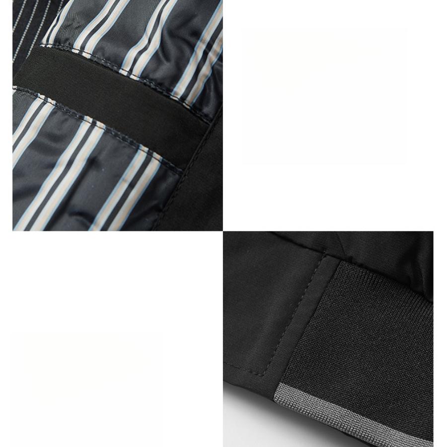 Light Luxury Striped Color-Block Jacket Men's Workwear Patchwork Turn-Down Collar Jacket Spring Autumn New Simple Casual Jacket