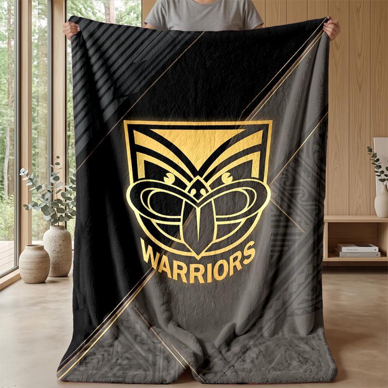 Coperta in Flanella Pile Wigan Warriors Coperta Calda e Accogliente per Divano Letto Viaggio Uso in Tutte le Stagioni