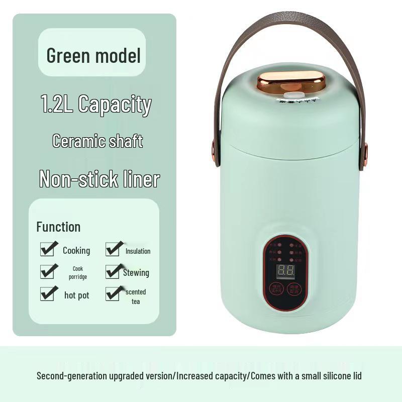 Wielofunkcyjny elektryczny garnek do duszenia 1,2 l do gotowania zupy i owsianki - styl Douyin