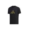 T Shirts Men's Black Crew Neck Moderate Straight Fit GP0851