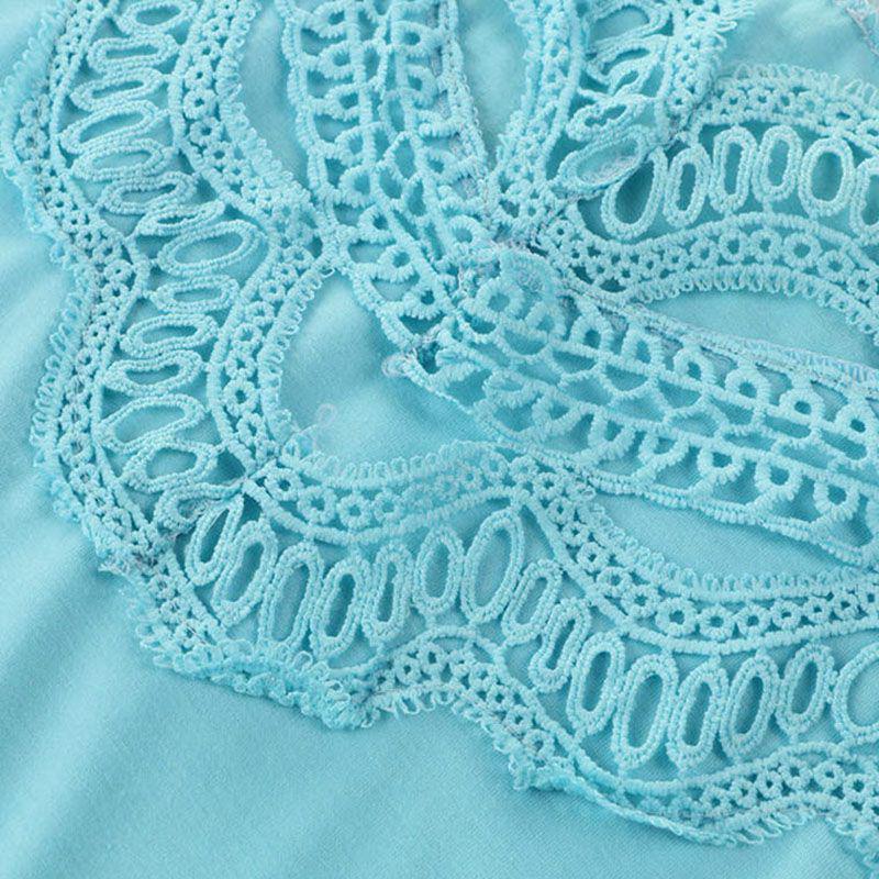 Hochwertige Damen Kurzarm Spitzen T-Shirts für mühelosen Sommerstil