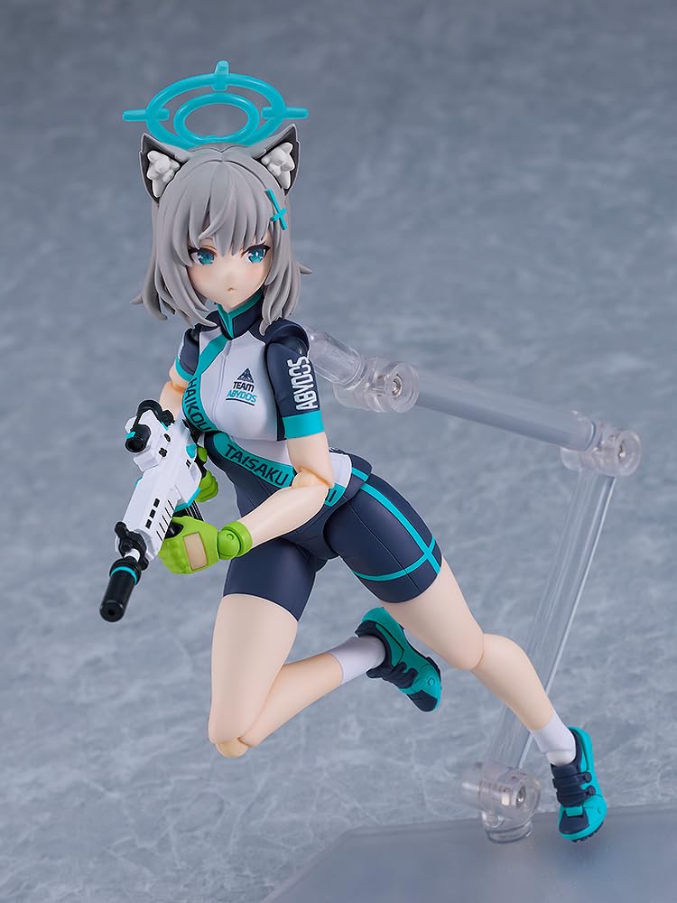 Figma Blue Archive Sand Wolf Shiroko Kunststoff Bemalt Bewegliche Figur [Reitend] Non-Maßstab