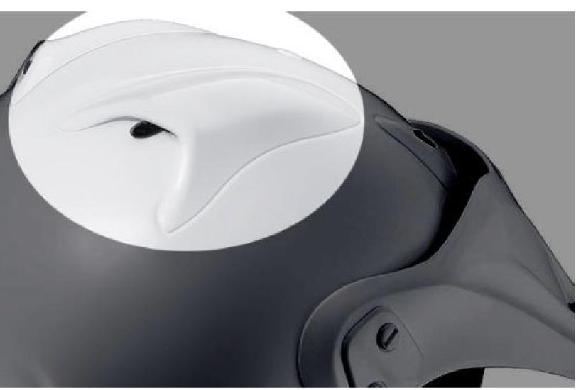 Arai VX3DF Cover Glass White product 104158 (Old number 4158)