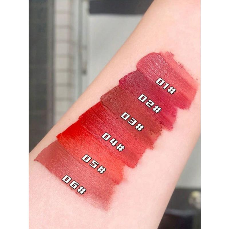 Long-Lasting Lip Gloss Matte Finish Non-Sticky Moisturizing Lip Stain Liquid Lipstick Makeup Cosmetic For Women Girls