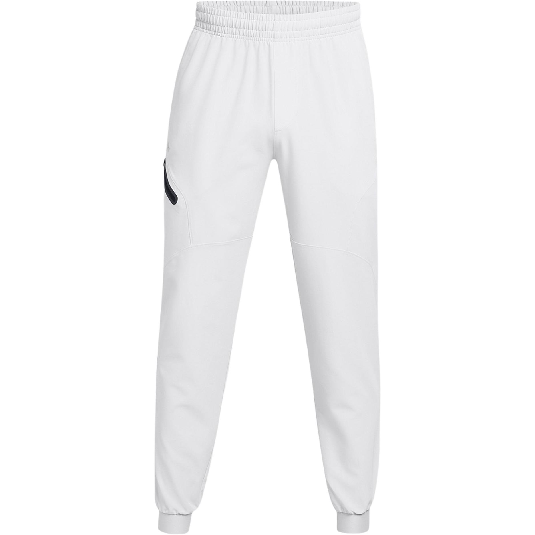 

Under Armour Unstoppable Color Block Fashion Comfortable Soft Durable Mid Rise Knitted Sports Pants Men pants Light-Gray 1388823-014 XL