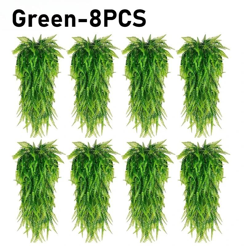 Persian Grass Simulation Wall Hanging Artificial Ferns Vine Plants Hanging Green Plants Indoor Ceiling Flower Vine Decoration