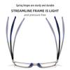 2025 Ultralight HD Anti-Blue Light Sports Glasses for Middle-Aged & Elderly Men, TR90 Non-Slip Reading Glasses.
