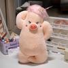 Plush Hair Pig Toy Cute Cartoon Animal Doll Kids Birthday Gift Decoration Room