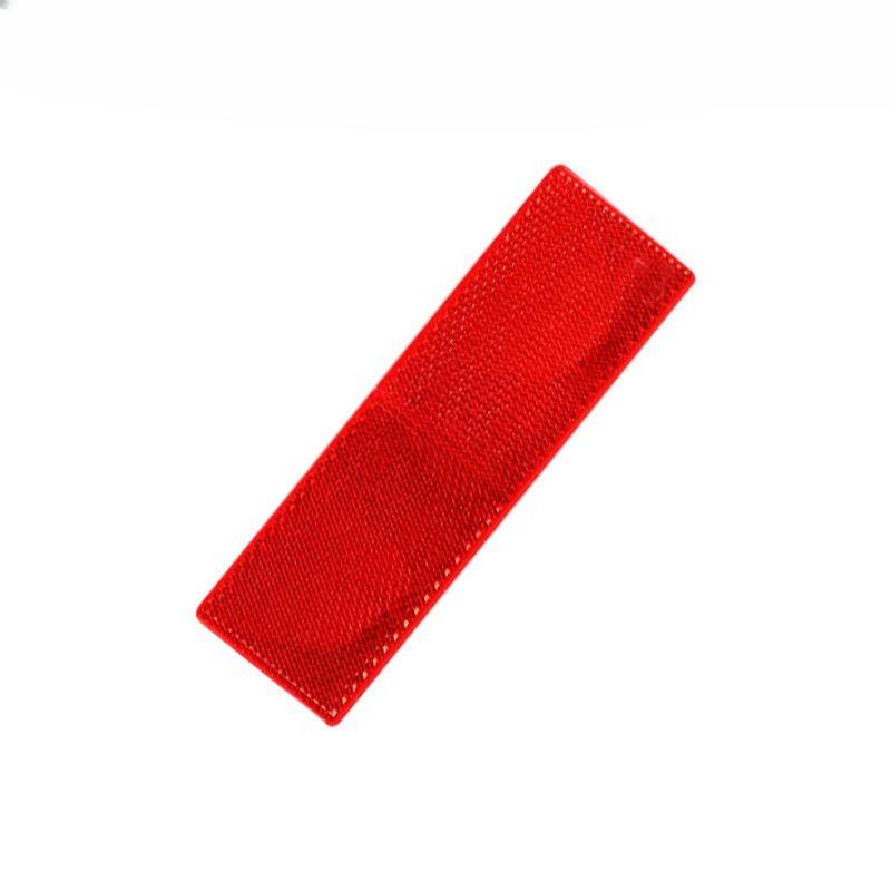 

Красно-белые предупреждающие знаки для грузовика, светоотражающие наклейки против столкновений, пластиковые автомобильные светоотражатели, ночные светоотражающие наклейки non-porous красный