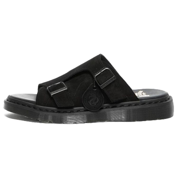 Dr. Martens Fashionable Comfortable Rubber Sole Non-Slip Slide Sandals Unisex Sandals Black 27498001
