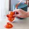 Good Luck Travel Tea Set Ceramic Household Outdoor Portable Cover Bowl Express Cup Peace And Joy One Pot Two Cups