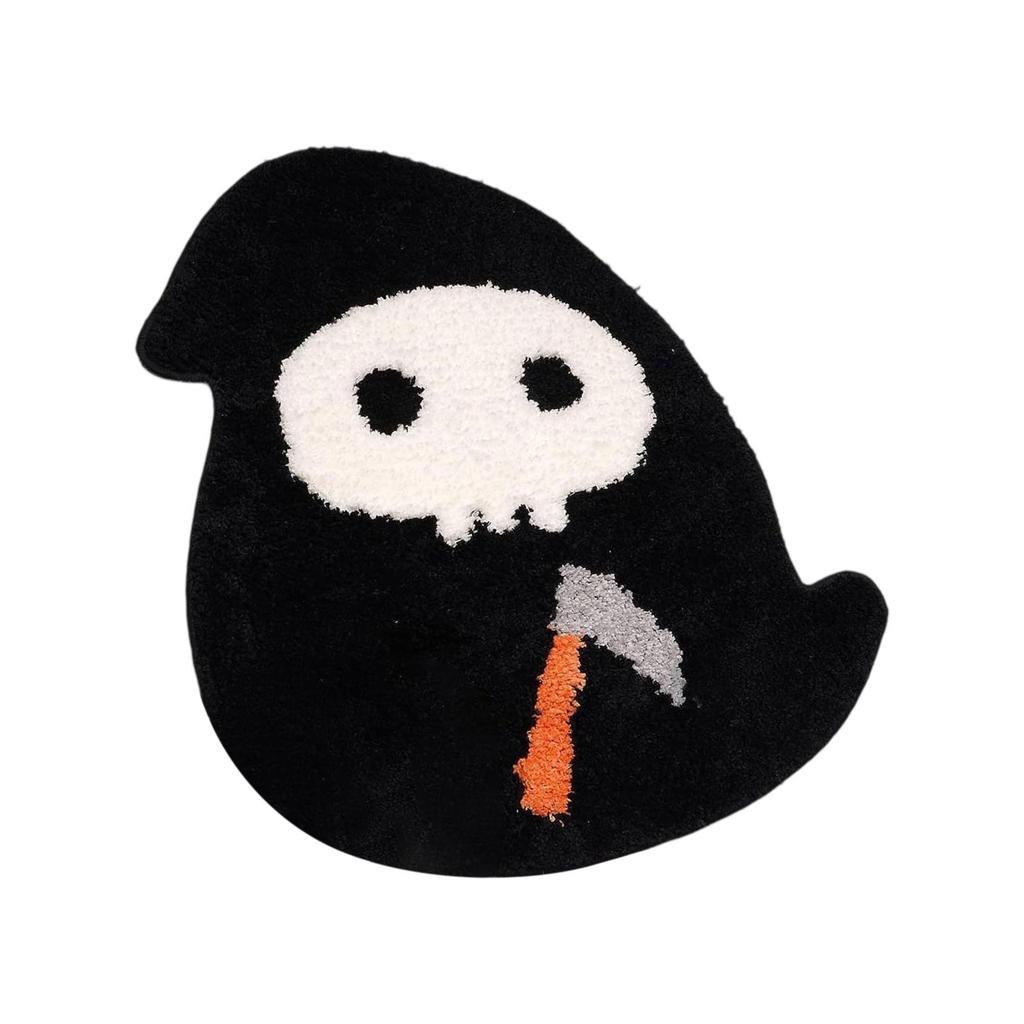 Halloween Faux Cashmere Flat Alternate Flocked Rug Living Room Bedroom Ambiance Decorative Bedside Rugs