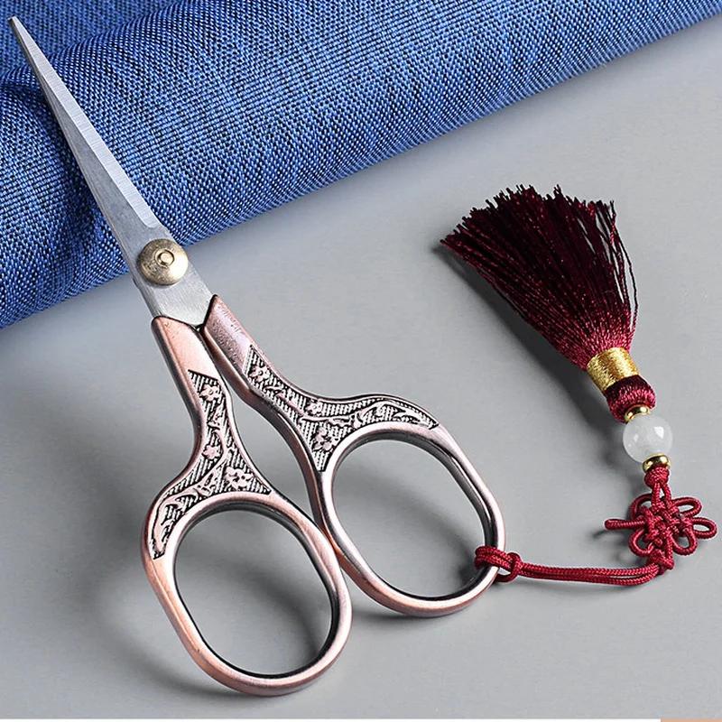 

Винтажные Craft Ножницы Нержавеющая Сталь Квадратная Ручка Бытовые DIY Ножницы для Вышивки для Шитья Резки Ткани. Dark Grey